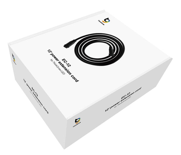 (EC-12) 12' Power Extension Cord for ThinkGrow LED